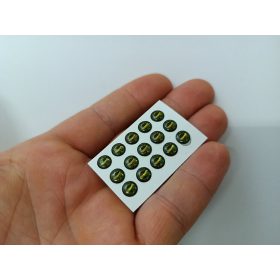 Piton - Zöld - 6mm Ø (15db/levél)