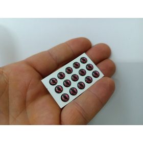 Sauron - Pink - 6mm Ø  (15db/levél)