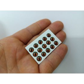 Sauron - Piros - 6mm Ø  (15db/levél)