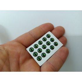 Sauron - Zöld - 6mm Ø  (15db/levél)
