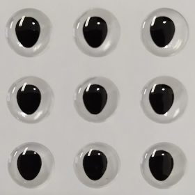 Hüllő - Fluo fehér - 3mm Ø (15db/levél)