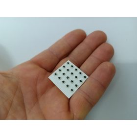 Hüllő - Fluo fehér - 3mm Ø (15db/levél)