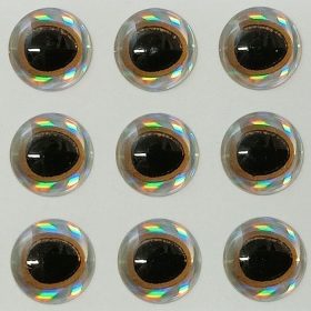 Hüllő - Arany ezüst - 7mm Ø (15db/levél)