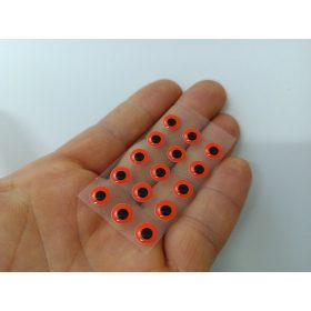 Extrém - Fluo piros - 7mm Ø (15db/levél)