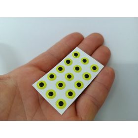 Extrém - Fluo zöld - 7mm Ø (15db/levél)