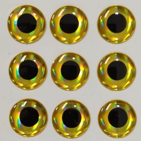 3D Arany, kerek - 8mm Ø  (15db/levél)