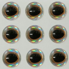 Hüllő - Arany ezüst - 8mm Ø (15db/levél)