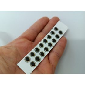 Hüllő - Arany ezüst - 8mm Ø (15db/levél)