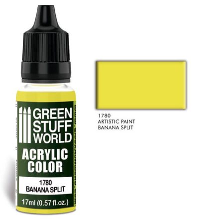 Green Stuff World acrylic color-banana split yellow