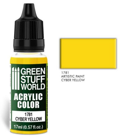 Green Stuff World acrylic color - Cyber yellow