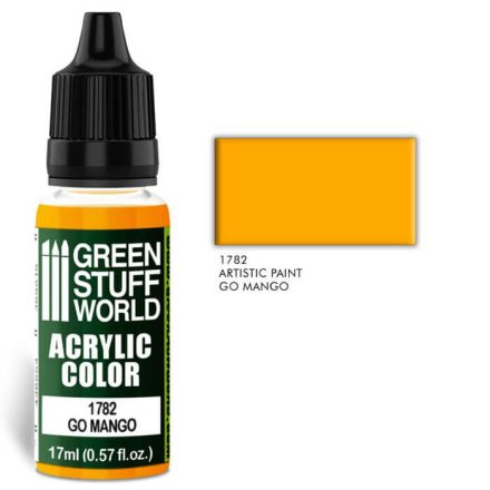 Green Stuff World acrylic color - Go mango