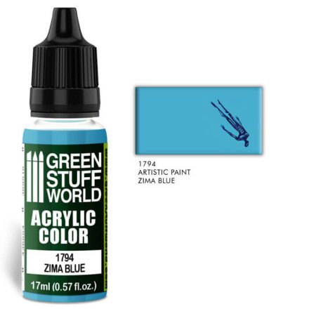 Green Stuff World acrylic color-zima blue