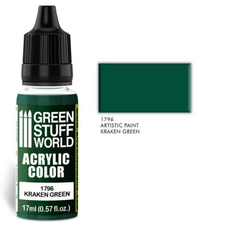 Green Stuff World acrylic color-kraken green