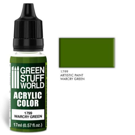 Green Stuff World acrylic color-warcry green