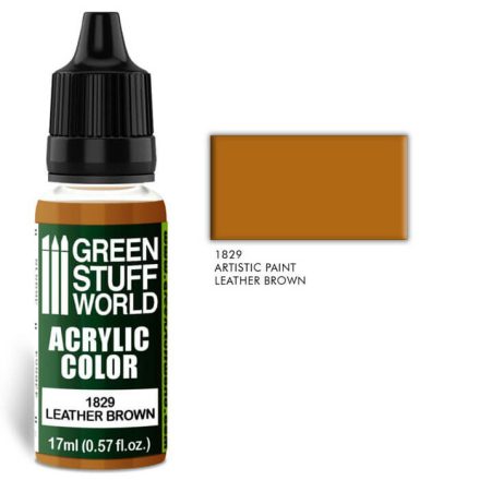 Green Stuff World acrylic color - Leather brown