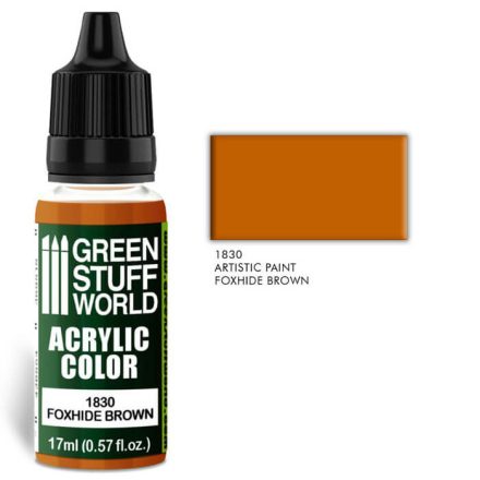 Green Stuff World acrylic color - Foxhide brown