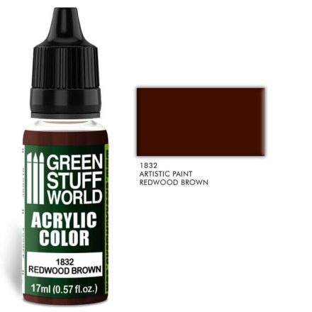 Green Stuff World acrylic color - Redwood brown