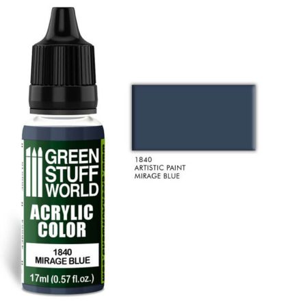 Green Stuff World acrylic color-mirage blue