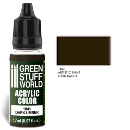 Green Stuff World acrylic color-dark umber