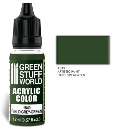 Green Stuff World acrylic color - Field green gray