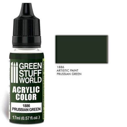 Green Stuff World acrylic color-prussian green