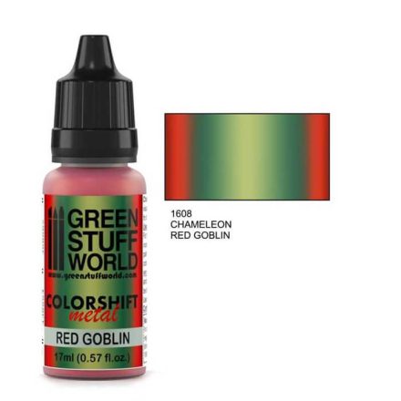 Green Stuff World chameleon - Red goblin