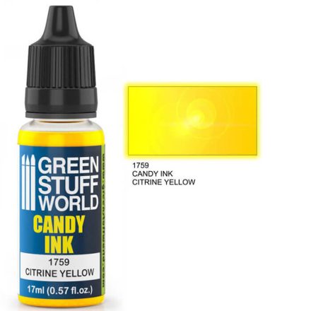 Green Stuff World candy ink - Citrine yellow