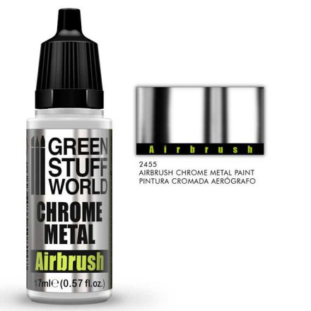 Green Stuff World - Chrome Metal Airbrush festék