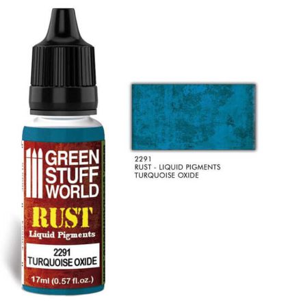 Green Stuff World RUST Liquid Pigments - Turquoise oxide