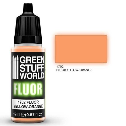Green Stuff World fluor paint - orange-yellow