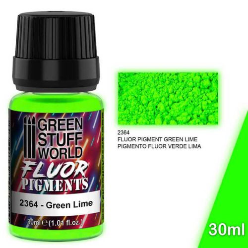 GREEN STUFF WORLD FLUOR PIGMENTS - GREEN LIME