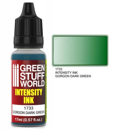 Green Stuff World intensity ink-gorgon dark green