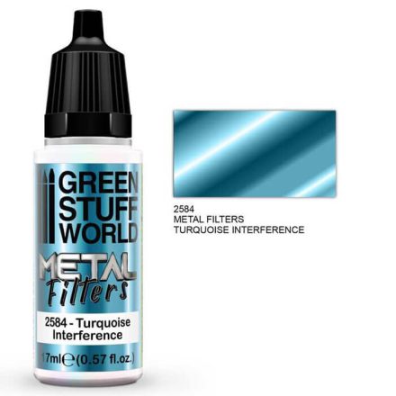 Green Stuff World Metal filters - Turquoise Interference