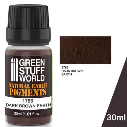 GREEN STUFF WORLD NATURAL EARTH PIGMENTS - DARK BROWN EARTH