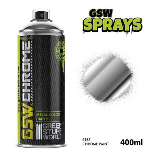 Green Stuff World festék spray - Chrome cromado