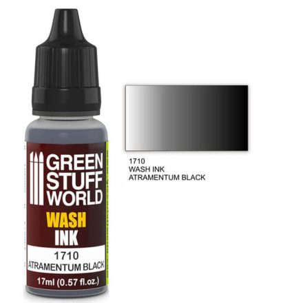Green Stuff World wash ink-atramentum black
