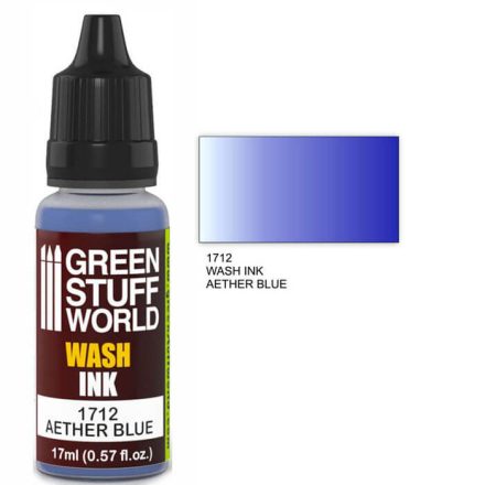 Green Stuff World wash ink-ether blue