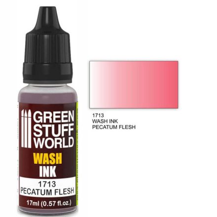 Green Stuff World wash ink-pecatum flesh