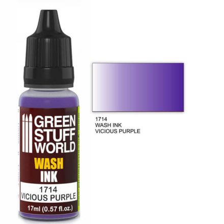Green Stuff World wash ink-vicious purple
