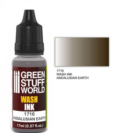 Green Stuff World wash ink-andalusian earth