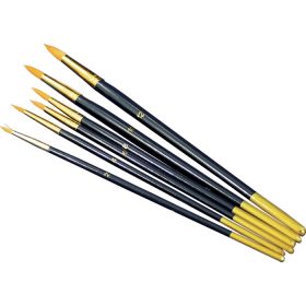 Hegyes ecset szett 6db-os