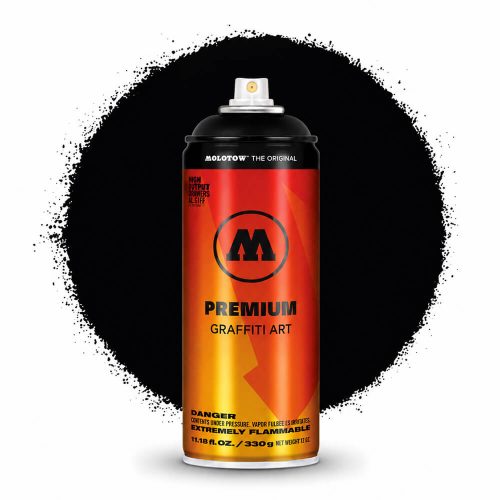 Molotow Graffiti Spray - mélyfekete