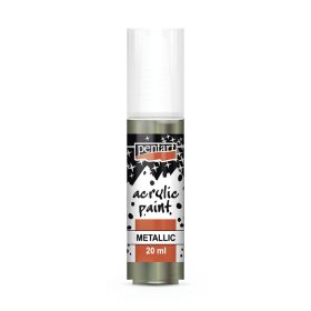 Pentart Metallic akrilfesték - Csillogó zöld