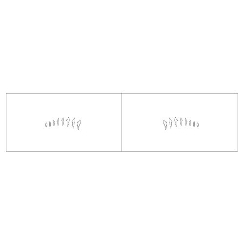 Lure stencil - 3cm - 12