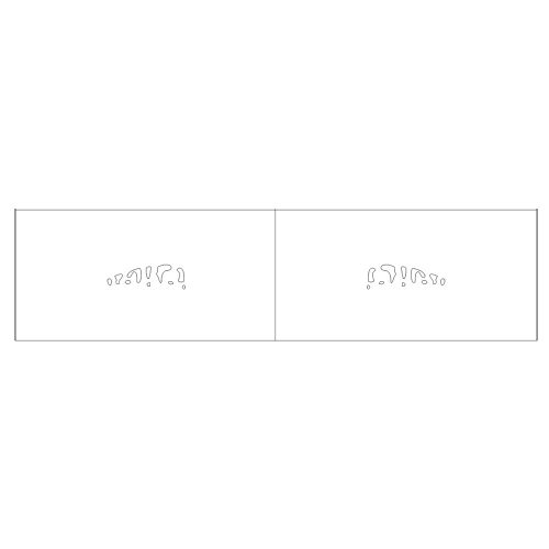 Lure stencil - 3cm - 8