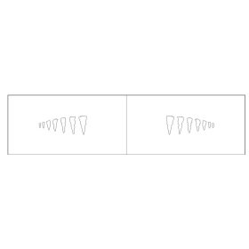 Lure stencil - 4cm - 1