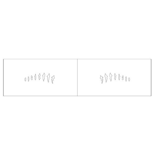 Lure stencil - 4cm - 12