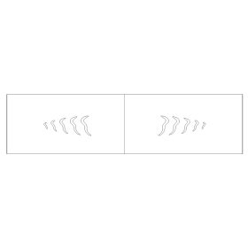 Lure stencil - 4cm - 3