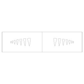 Lure stencil - 5cm - 1