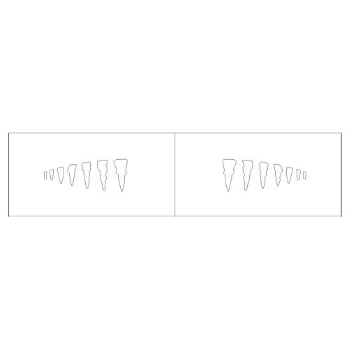 Lure stencil - 5cm - 1